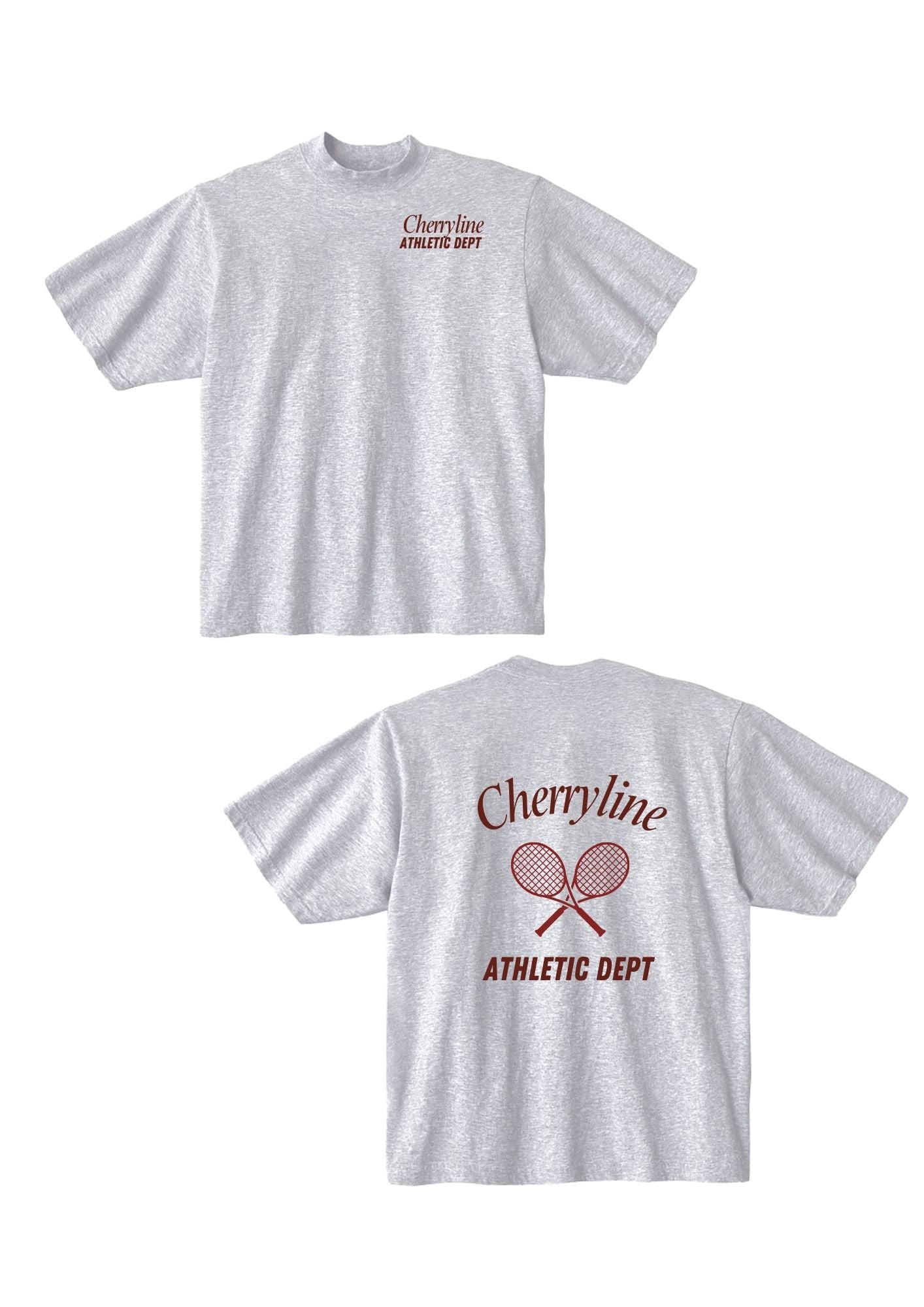 Cherryline Athletic Dept Mockneck Tee
