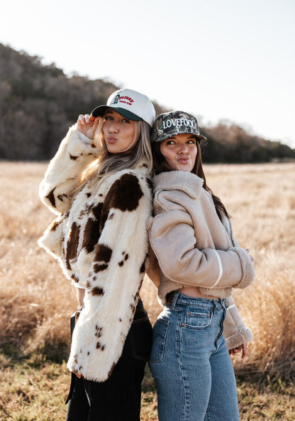 Green & White "Cherry Rodeo Club" Hat