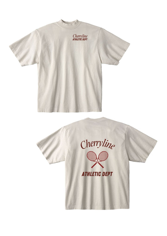 Cherryline Athletic Dept Mockneck Tee